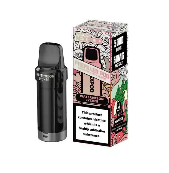 Nexpod Repuesto Refilled Pod 5000 Puffs Watermelon Lychee - Wotofo