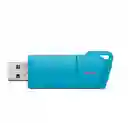 Pendrive Kingston Data Traveler Exodia 64gb 3.2 Azul Neon