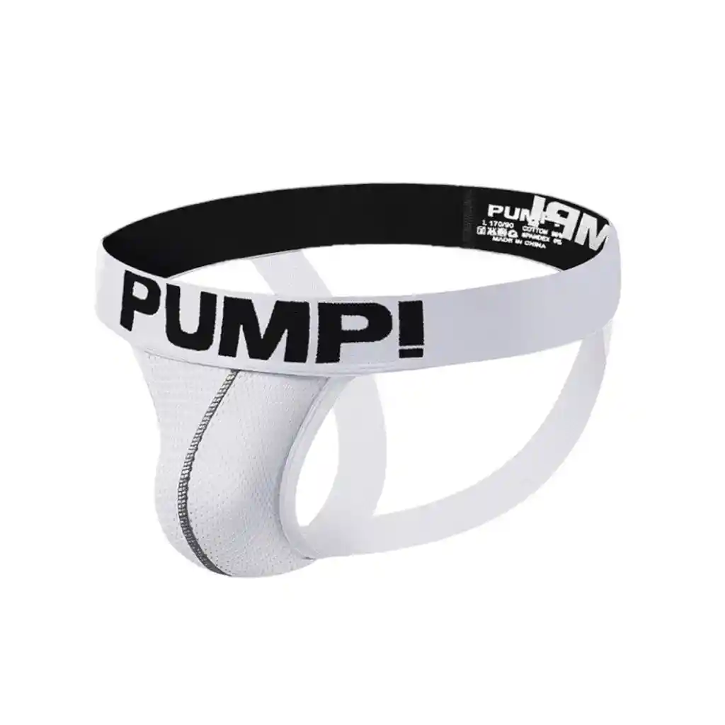 Jockstrap Plus Para Hombre Sexy - Blanco Xl