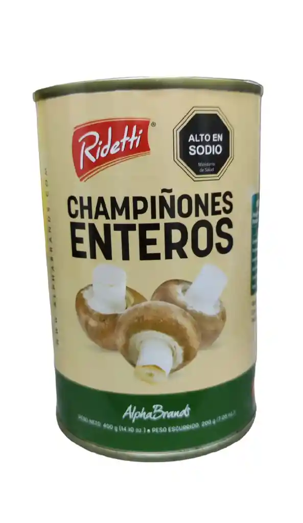 Ridetti Champiñones Enteros 400 G