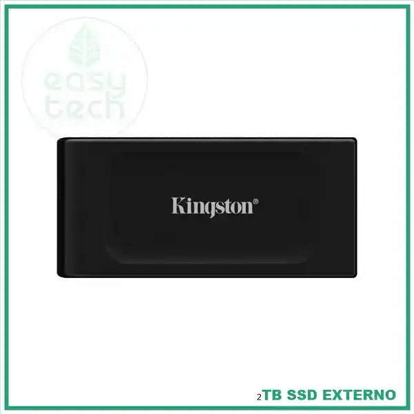 Unidad Ssd Externa Kingston Xs1000 2tb, Usb 3.2 Gen 2, Hasta 1050mb/s