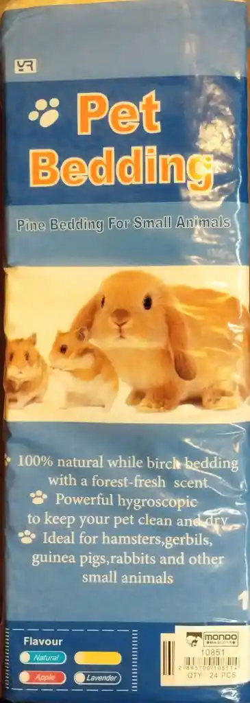 Pet Bedding - Viruta Para Conejos Y Roedores 1 Kilo