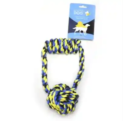 Juguete Perro Wonder Dog Cuerda Pelota Algodon 20cm