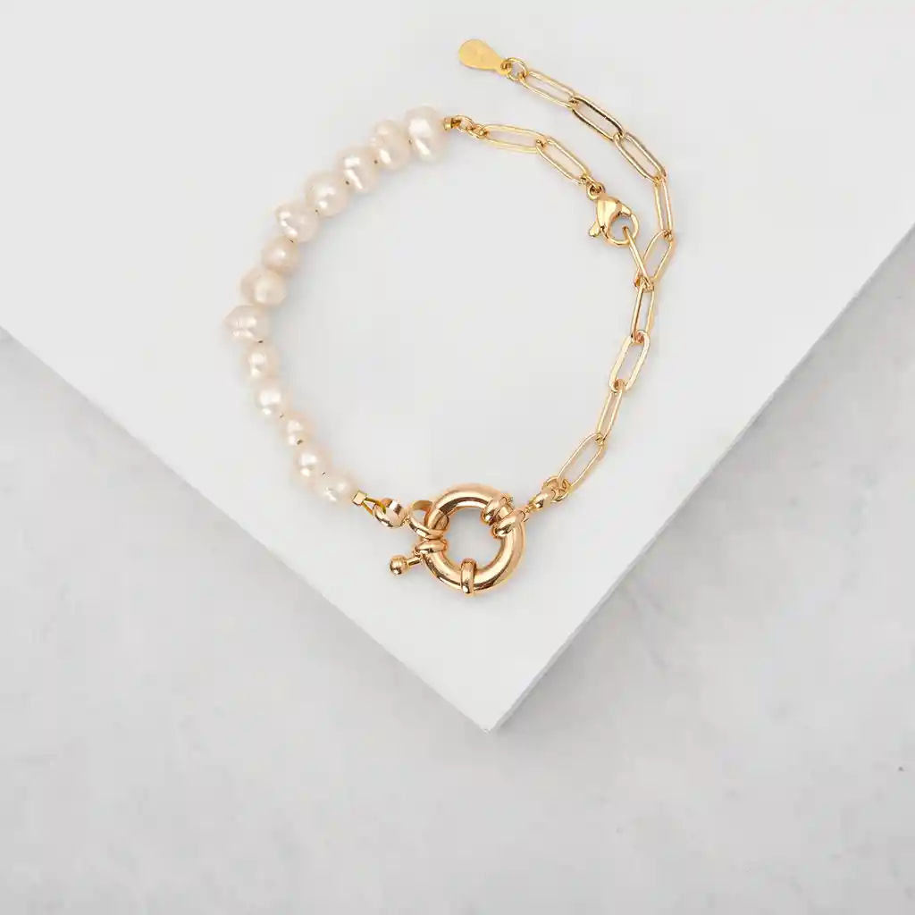 Pulsera Bi Perlas.