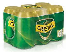 2x Six Pack Cerveza Cristal Lata 470ml