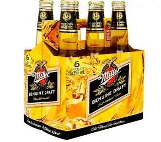 Cerveza Miller 355 Cc Six Pack