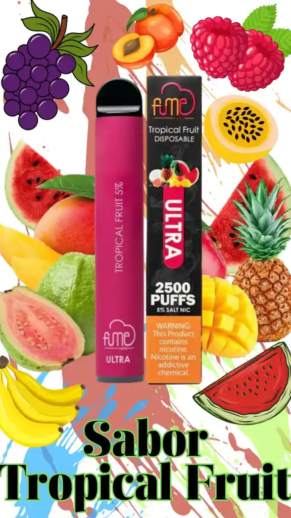 Vapo Frutas Tropicales Vaporizador Desechable Fume Vaper