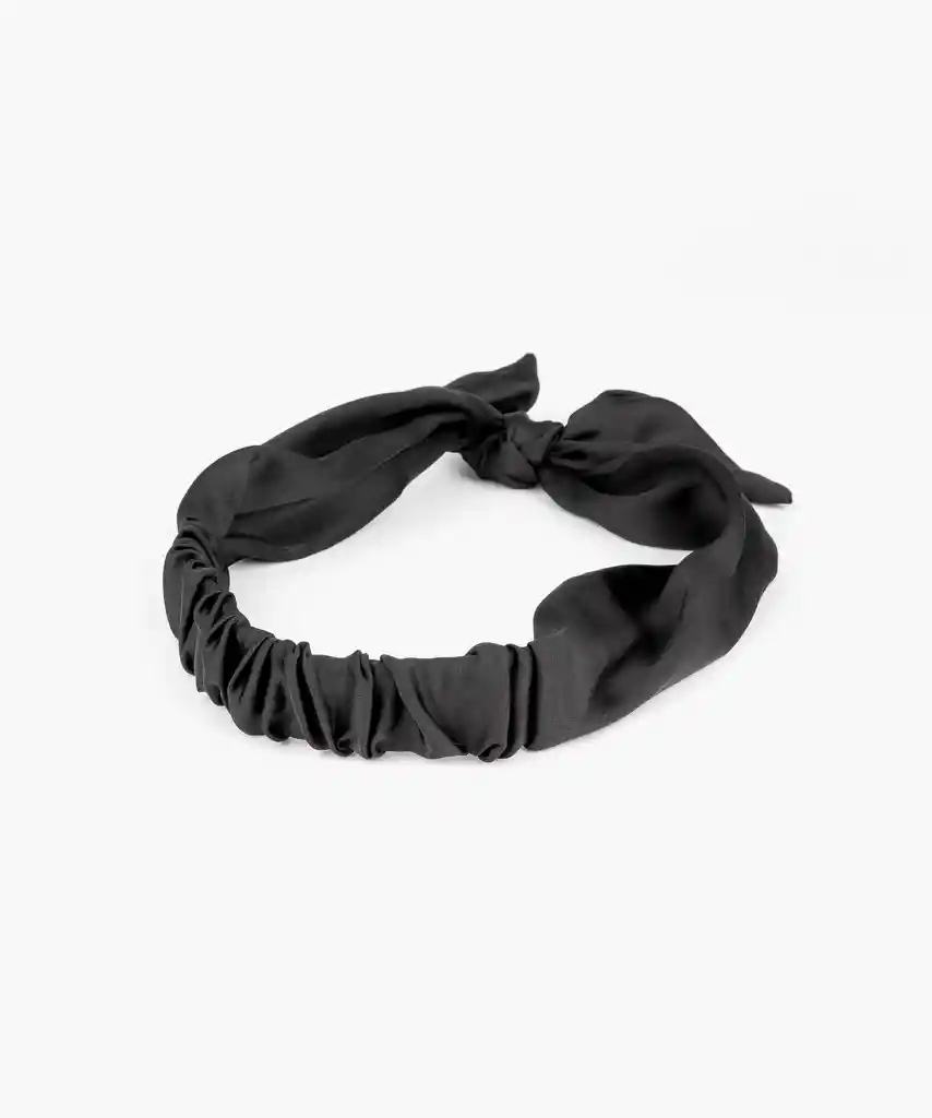 Cintillo Banda Elástica Lazo Negro