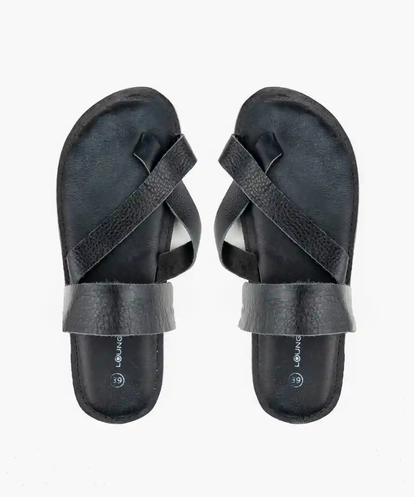 Sandalias Paradiso Cuero 40 Negro
