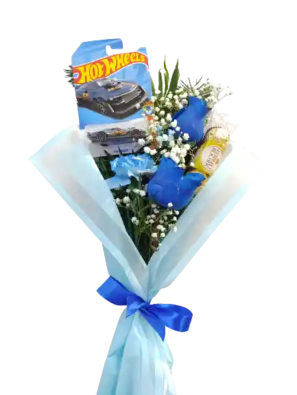 Ramo Blue Sky Hot Wheels, Dia Del Novio