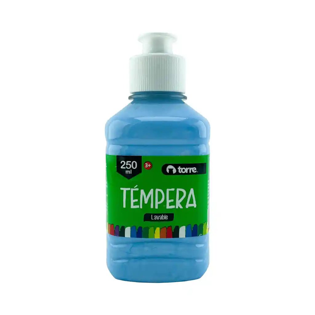 Tempera 250ml Celeste