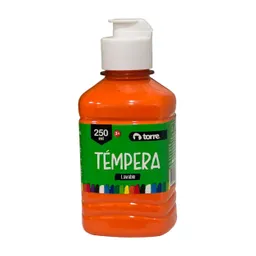 Tempera 250ml Naranja