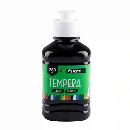 Tempera 250ml Negra