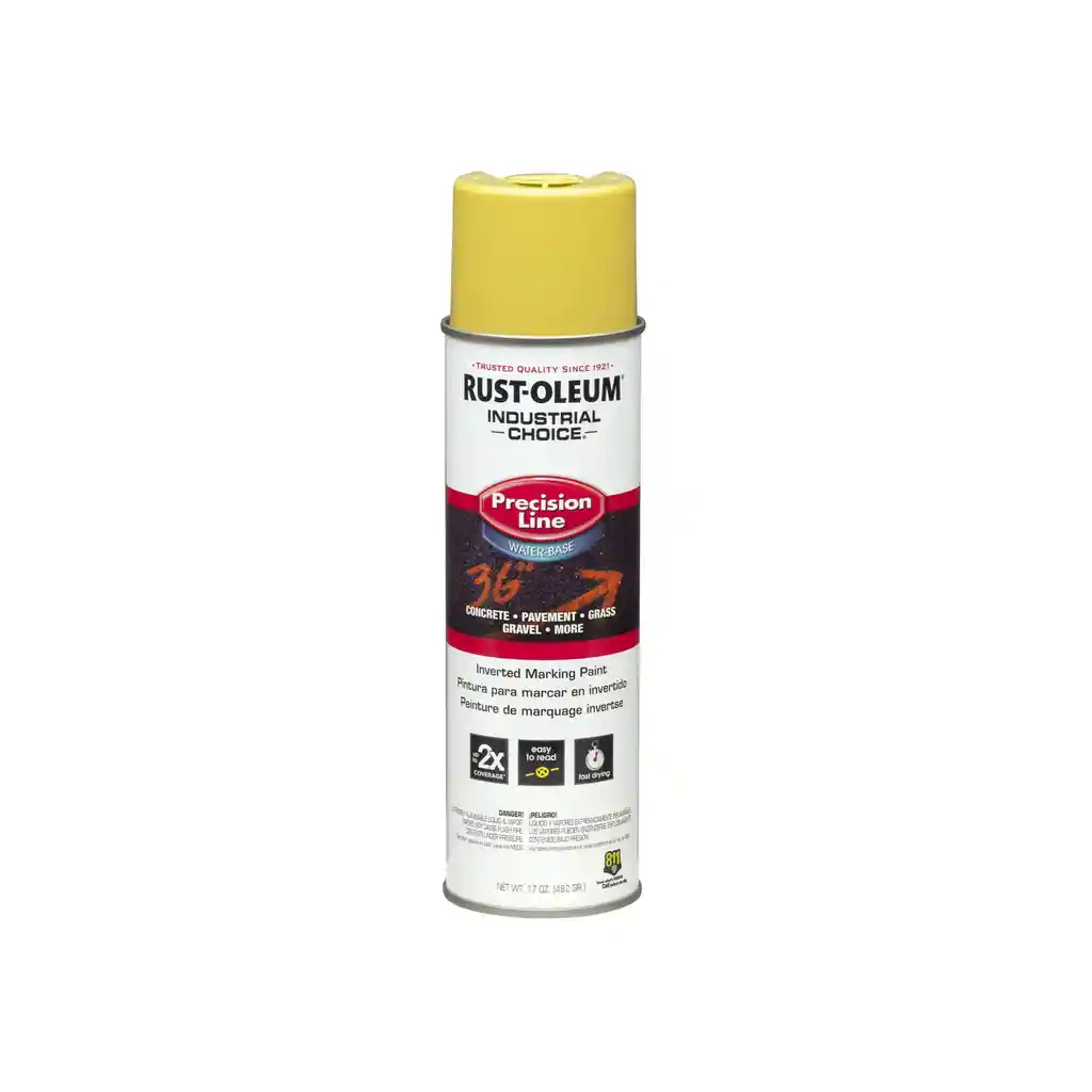 Pintura Para Demarcacion Invertida Base Agua 1800 482grs Amarillo