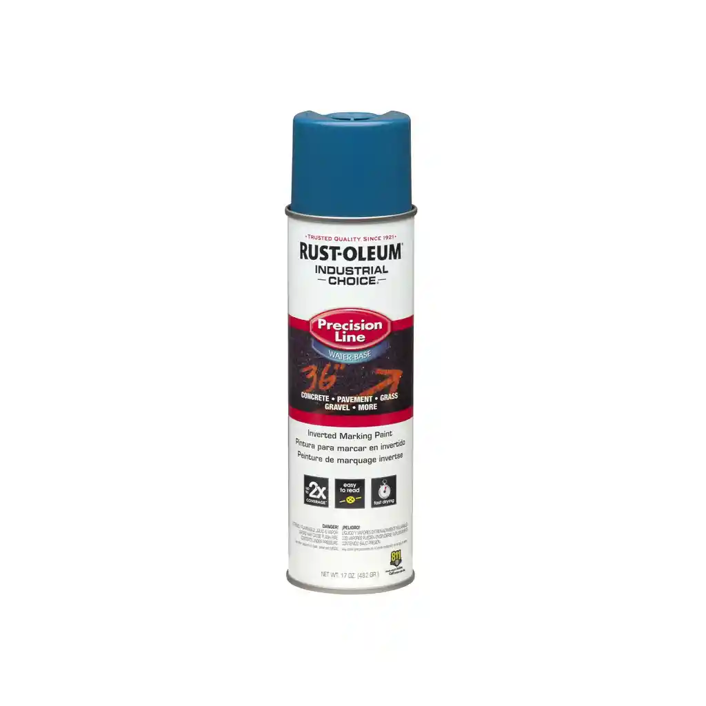 Pintura Para Demarcacion Invertida Base Agua 1800 482grs Azul