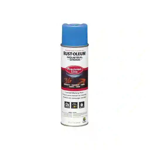 Pintura Para Demarcacion Invertida Base Agua 1800 482grs Fluorescente Azul