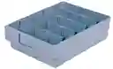 Caja Gris Poliestireno De Alto Impacto 5 Divisiones