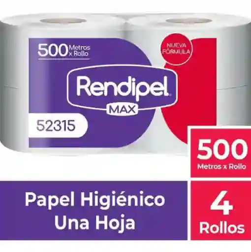 Papel Higiendico Gofrado Una Hoja 4x500mts