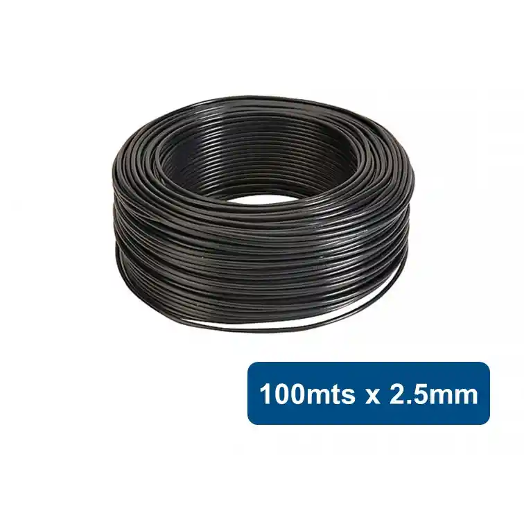 Cable Eva H07z1-k 100mts 2.5mm Negro
