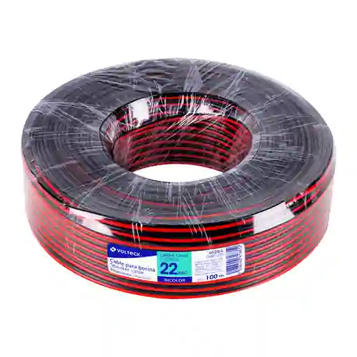 Cable Para Parlantes Bicolor 22 Awg 100mts