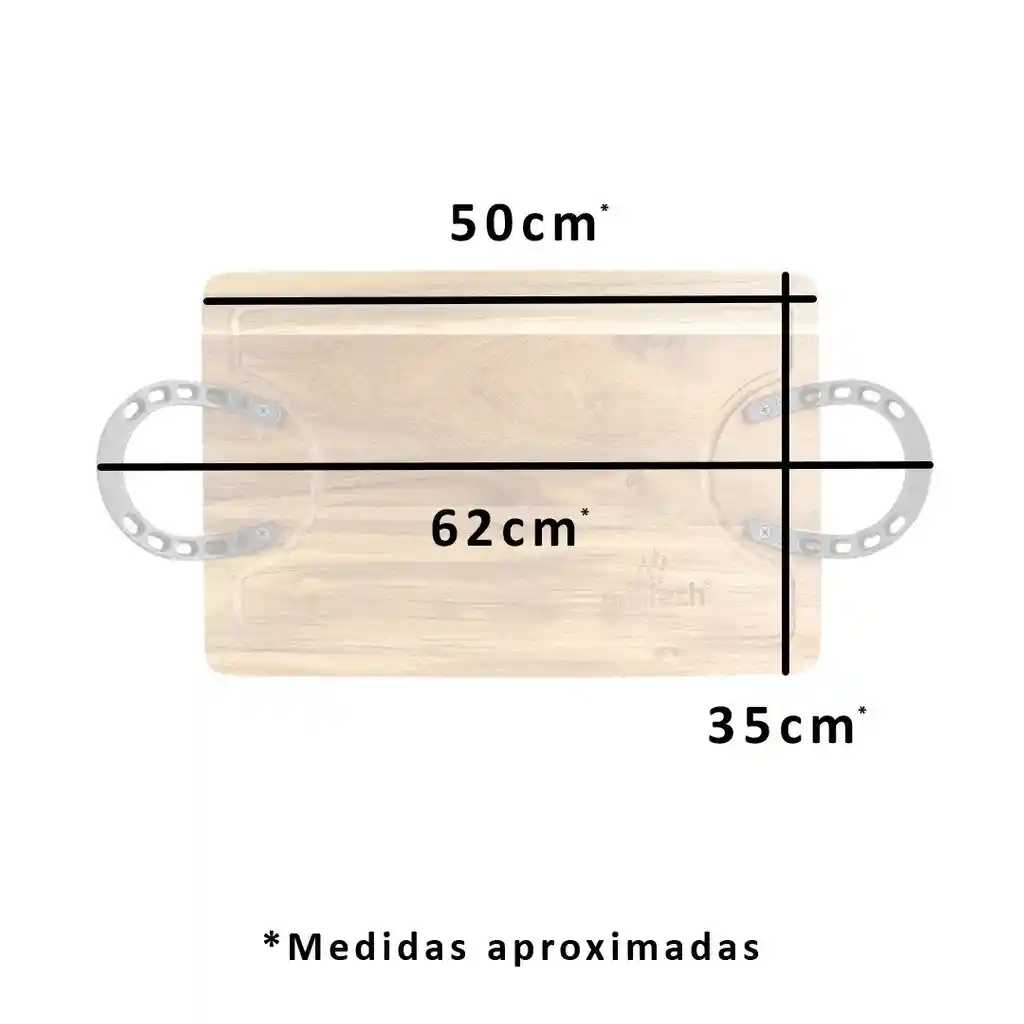 Tabla Rustica Master (con Herraduras) 50x62cms