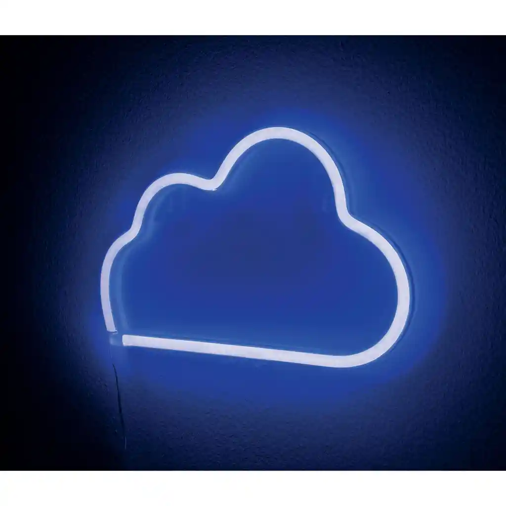 Luz De Noche De Led Tipo Neon Azul