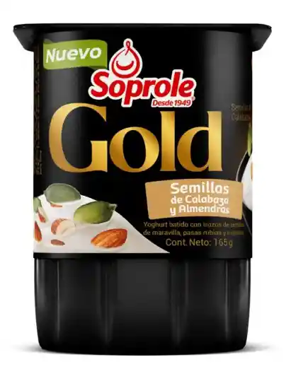 Yoghurt Gold Semillas Calabaza Almendra 165 G
