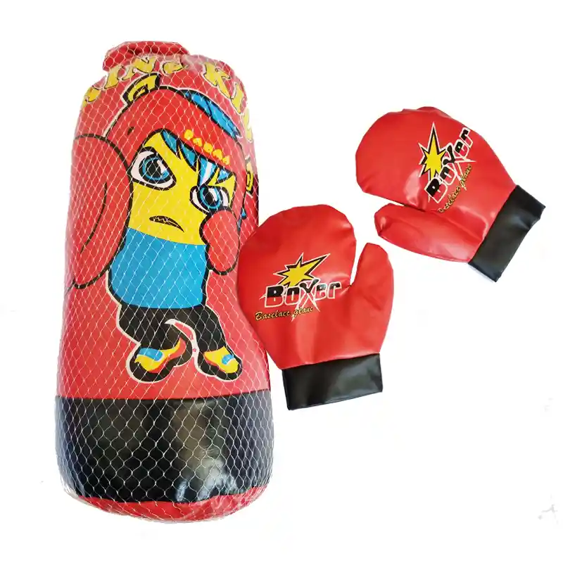 Set Boxeo De Juguete Infantil Saco + 2 Guantes (modelo2)