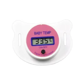 Termometro Chupete Digital Portatil Cuidado Fiebre Bebe (rosa)