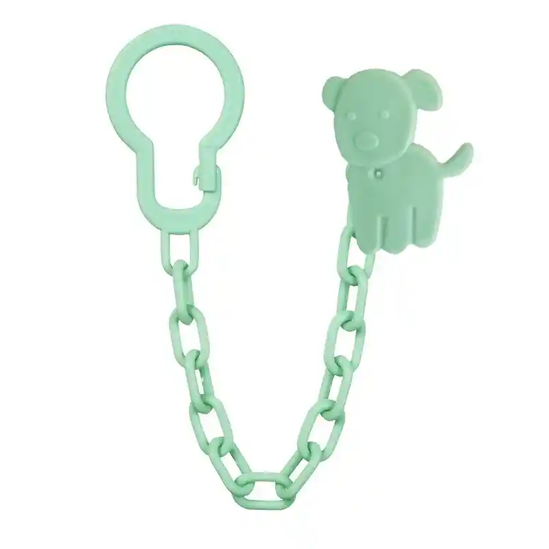 Porta Chupete Clip Plastico Cadena Afirma Tete (perrito)