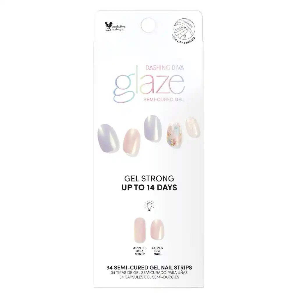 Uñas Dashing Diva Glaze Art -mystic Dream