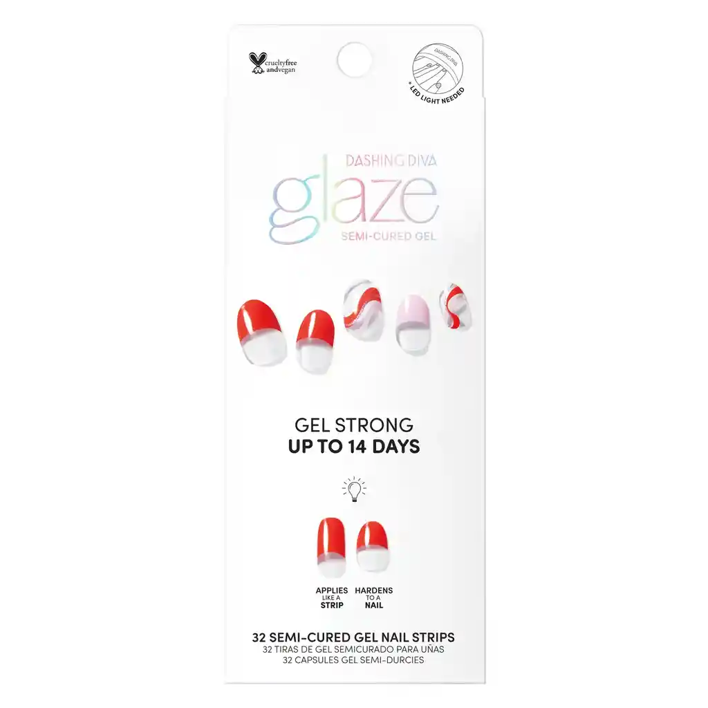 Uñas Dashing Diva Glaze Art -sweet Soulmate