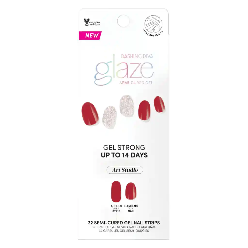 Uñas Dashing Diva Glaze Art -infart Heat