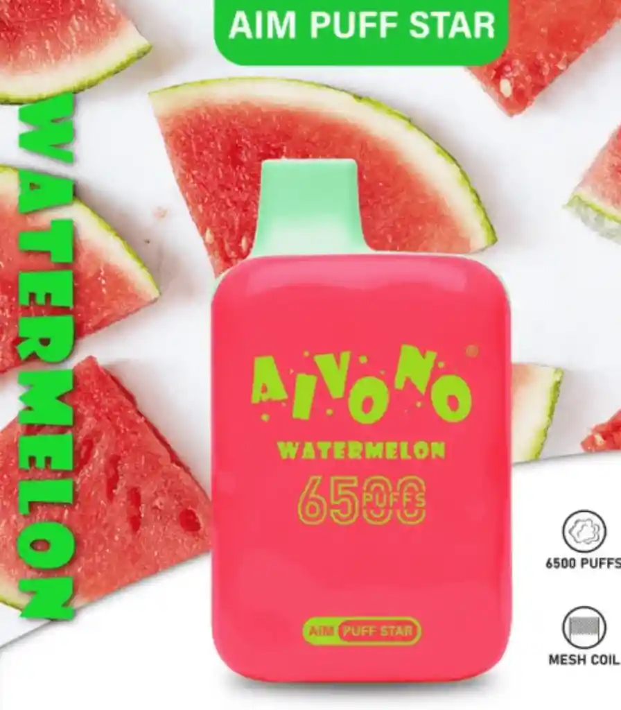 Vaporizador Aivono 6500 Puff 0% Watermelon