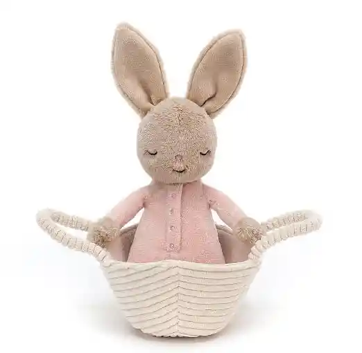 Jellycat Peluche Conejo Con Cesta Para Dormir