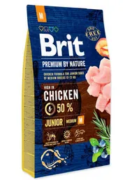 Brit Premium By Nature Junior Medium Chicken 3 Kg