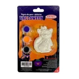 Figura Yeso + Pinturas Halloween (aleatorio)