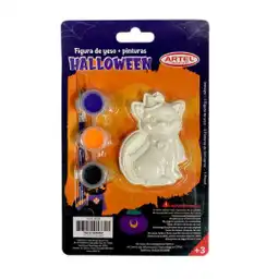 Figura Yeso + Pinturas Halloween (aleatorio)