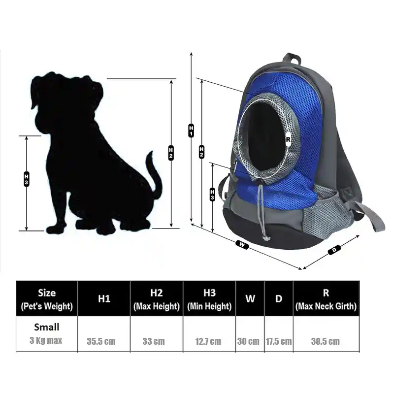 Mochila Paseo De Mascotas Bolso Viaje Perros (amarillo)