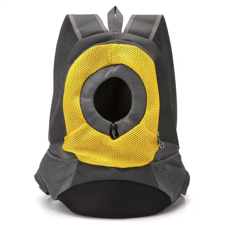 Mochila Paseo De Mascotas Bolso Viaje Perros (amarillo)