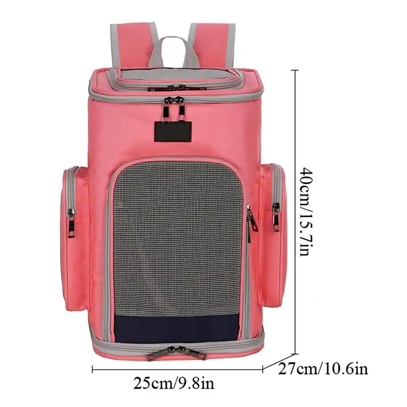 Mochila Transportadora De Mascotas Pequeñas Bolso De Viaje (turquesa)