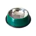 Tazon Plato Comedero Bebedero Mascota Talla M 22 Cm (verde)