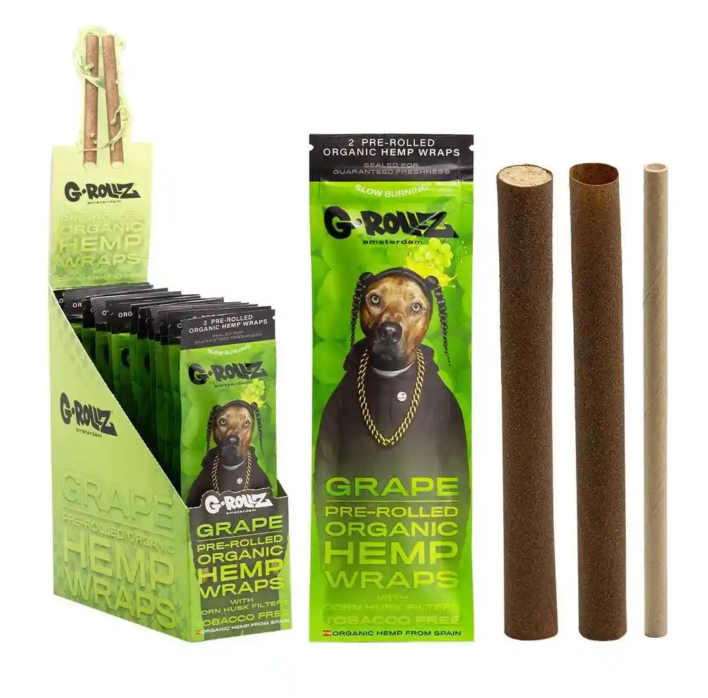G-rollz Blunt Organico Pre Enrolado Uva (x2)