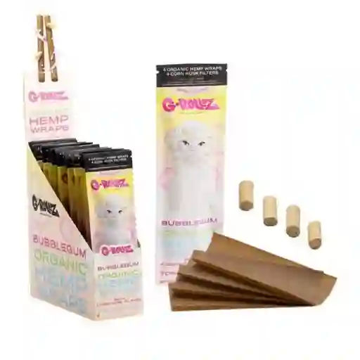 G Rollz Blunt Organico Chicle + Boquillas (x4)