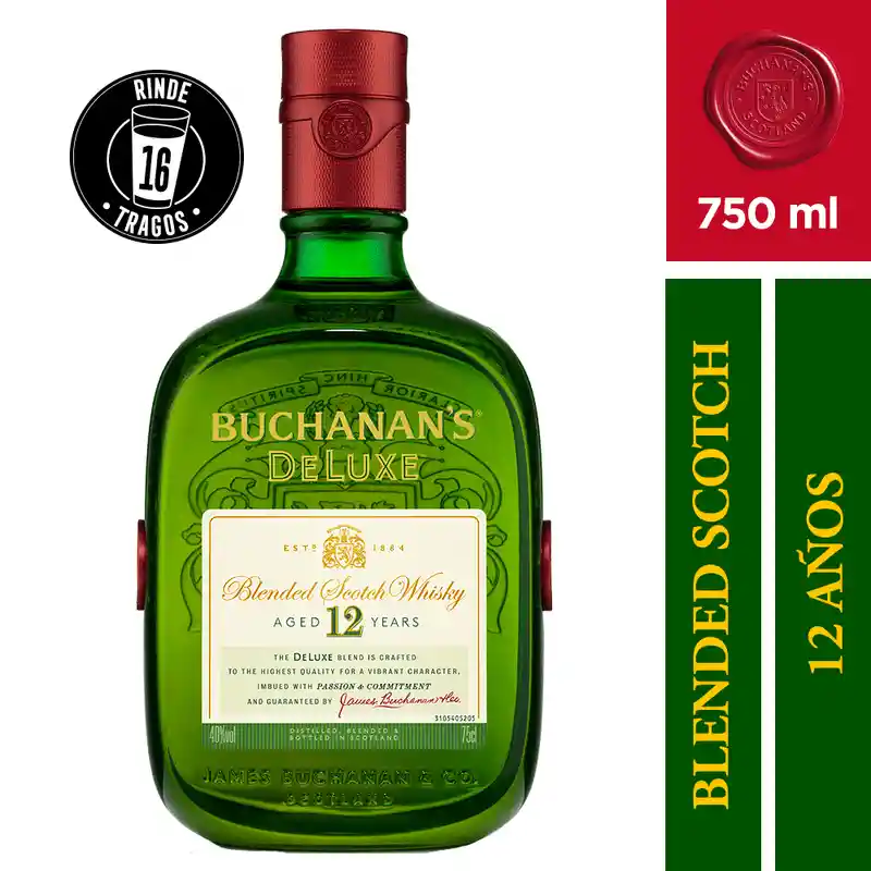 Whisky Pack Buchanans 750 Ml