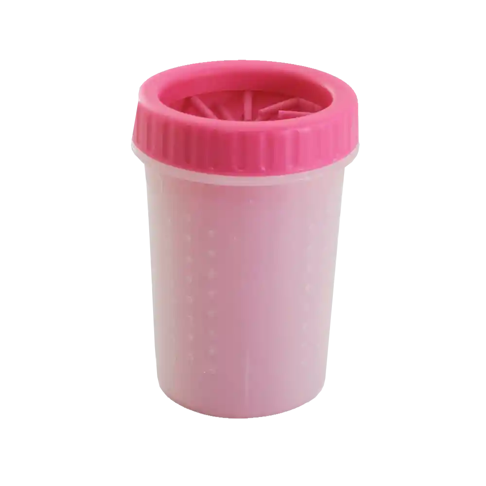 Limpiador De Patas Para Perros Lava Patitas Silicona Mascota (rosa)