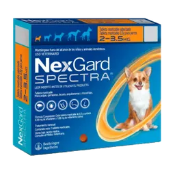 Nexgard Spectra 1 Masticable Para Perros 2-3.5 Kg