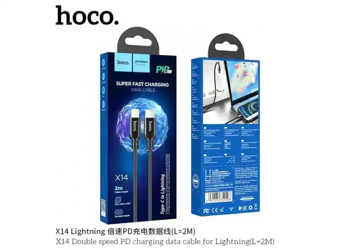 Cable Hoco X4 Compatible Tipo C A Lightning