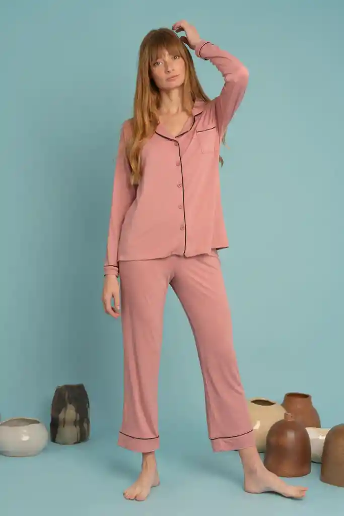 Pijama Olivia Rosado S