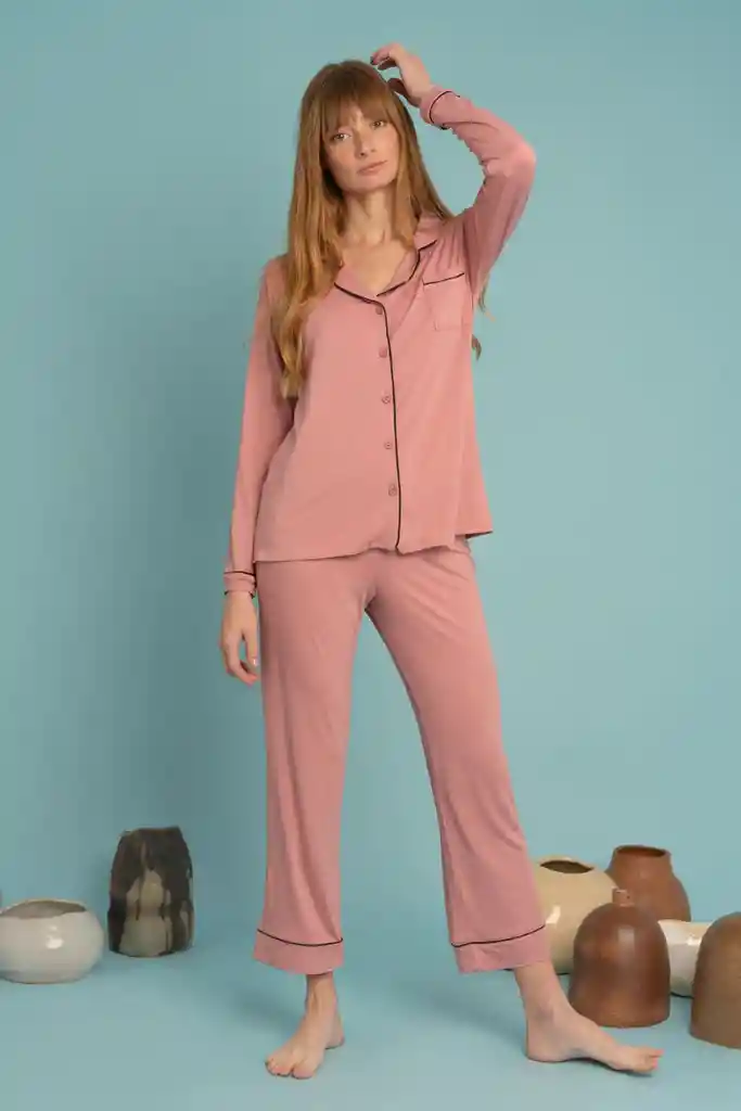 Pijama Olivia Rosado L